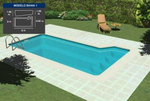 Modelo piscina Bahía 1